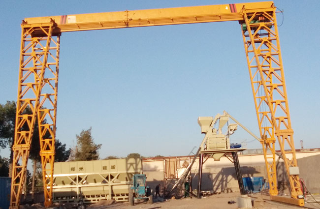 中欧电子平台（中国）有限公司官网75混凝土搅拌站在乌兹别克斯坦安装作业
