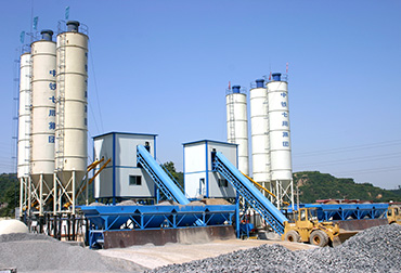 环保型混凝土搅拌站(图6) 中铁七局集团120混凝土搅拌站